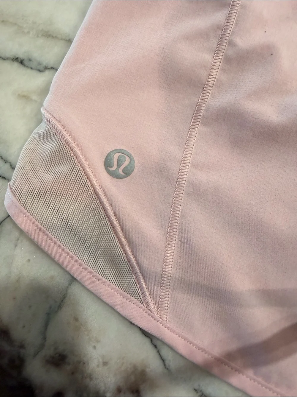 Lululemon Pink High-Rise Running Shorts Size 8 Tall - Picture 5 of 5